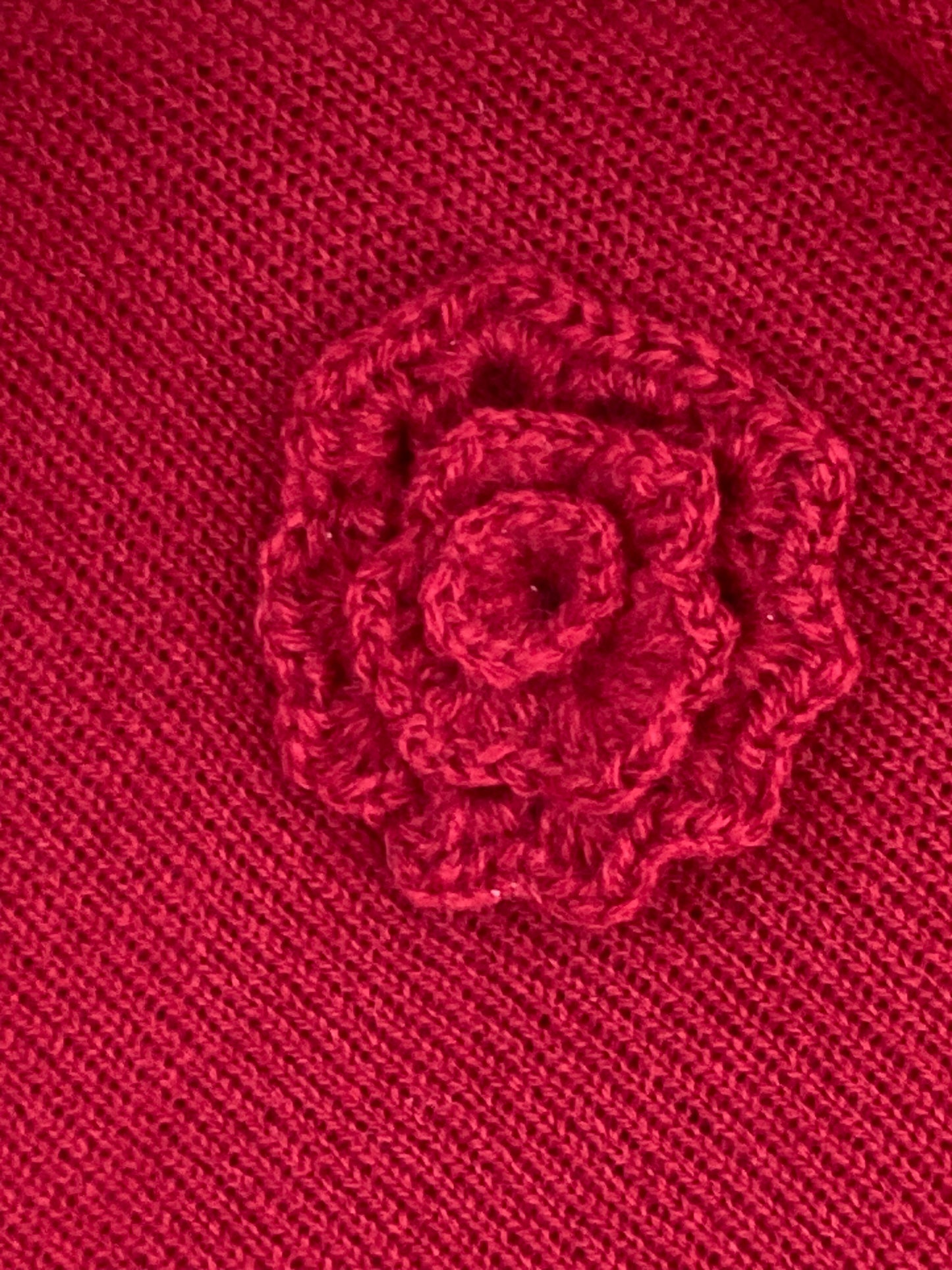 Bláth Poncho (with crochet flower)