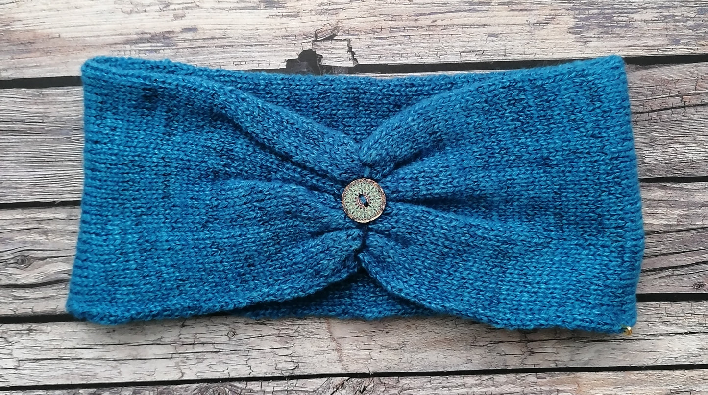 Wide Headband (Volga 50/50 Yarn)