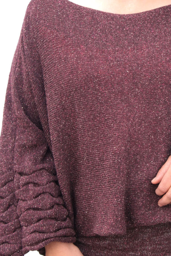 Ruffle Geansai (Tibet Tweed Yarn)