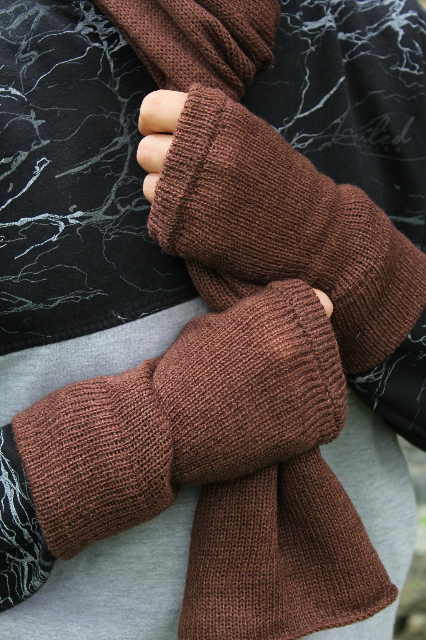 Men's Fingerless Gloves 50/50 Volga
