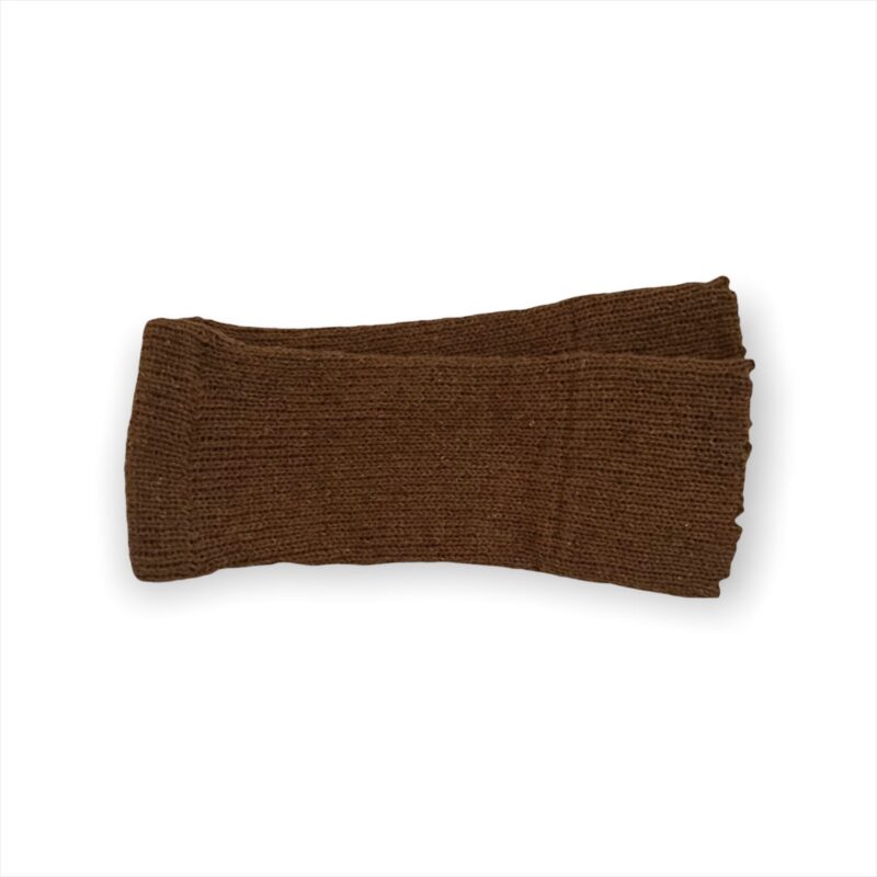 Fingerless Gloves in Mustard Tibet Tweed