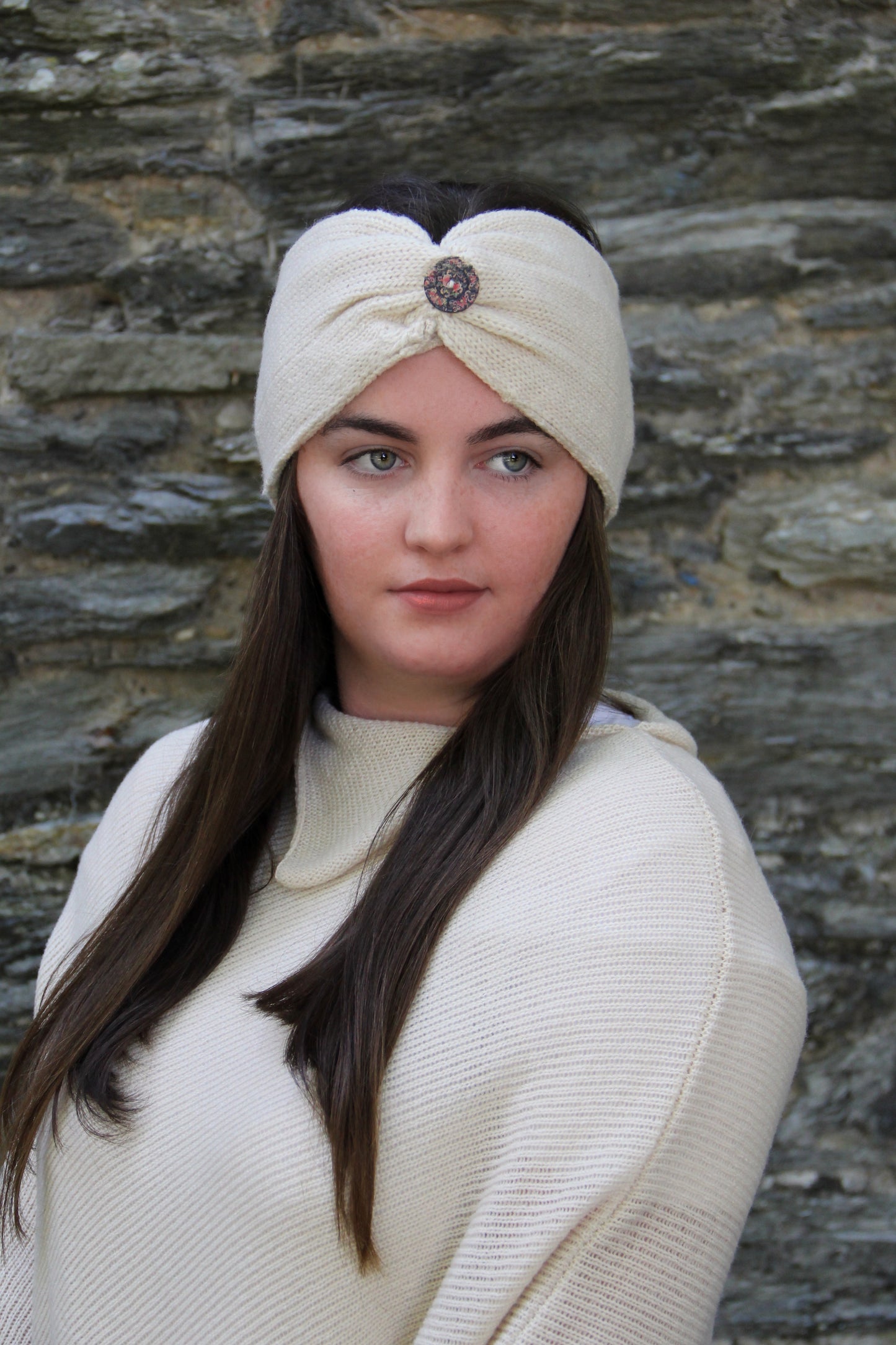 Wide Headband (Volga 50/50 Yarn)