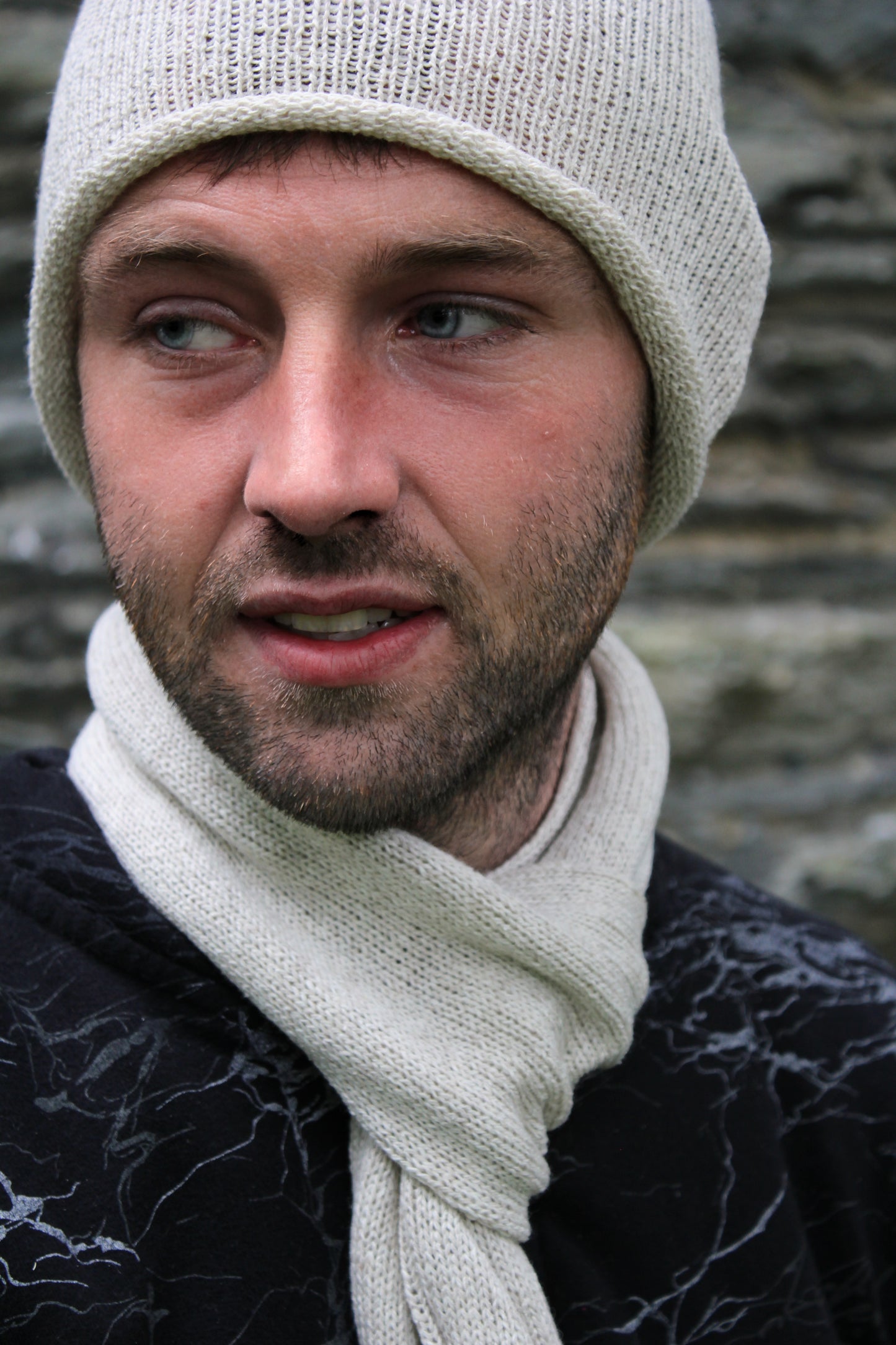 Beanie & Scarf Set (Tibet Tweed Yarn)