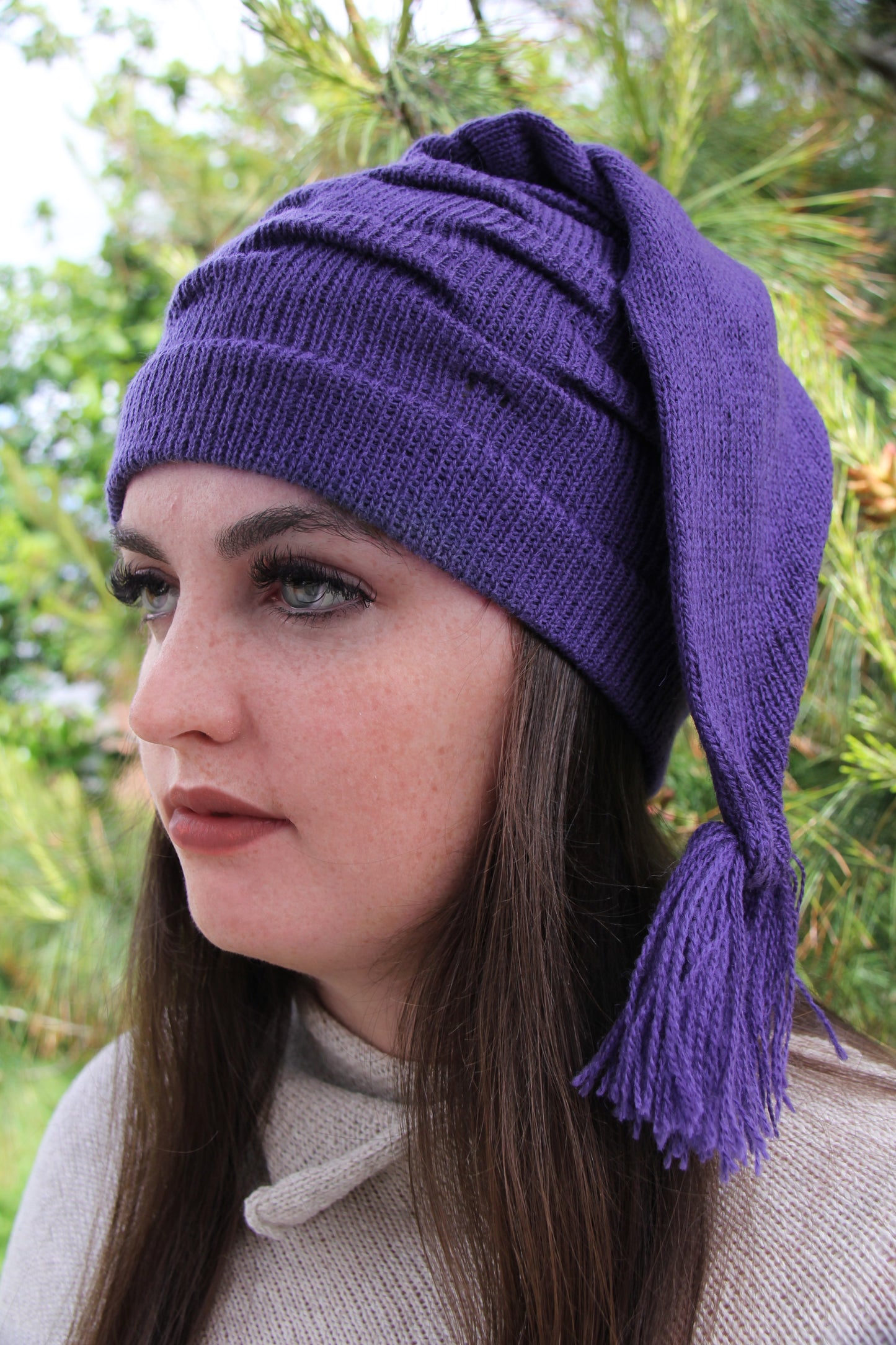 Pixie Hat (Volga 50/50 Yarn)