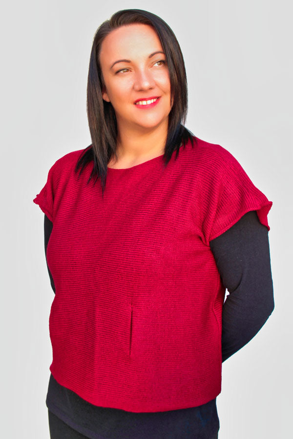 Pocket Tunic (Volga 50/50 Yarn)