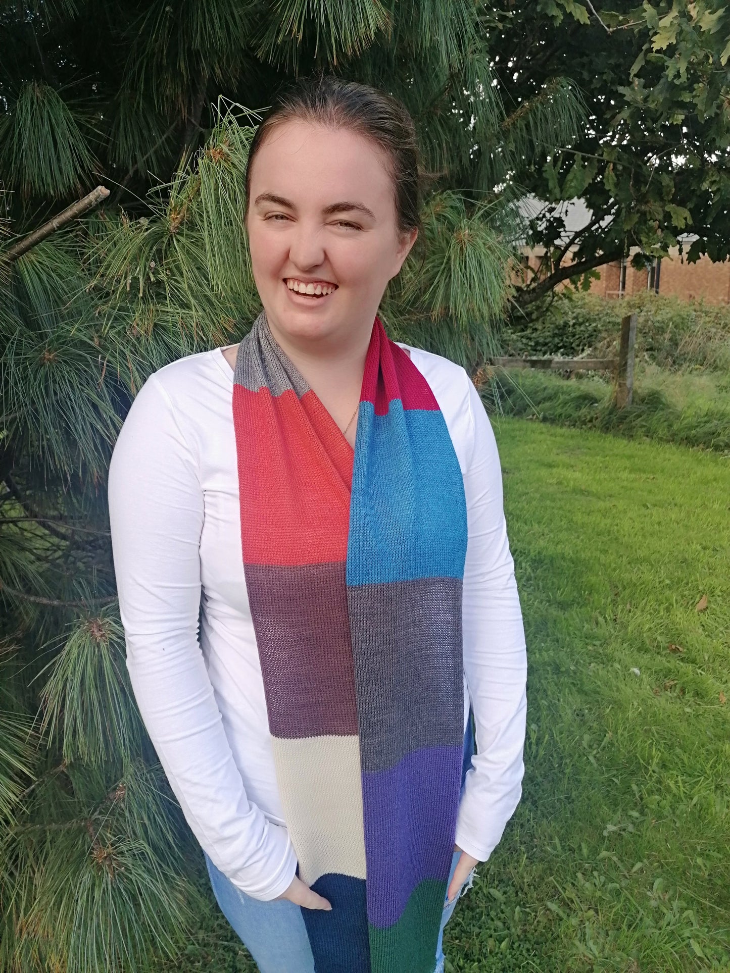 Multi Striped Friendship Scarf - Volga