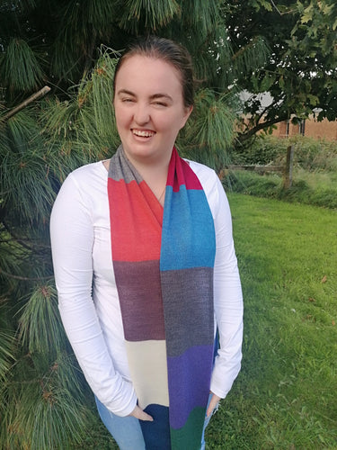 Multi Striped Friendship Scarf - Volga