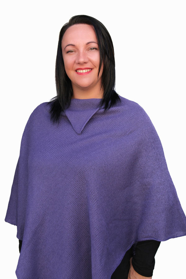 Celtic Poncho (Volga 50/50 Yarn)