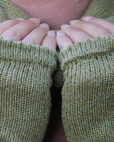 Fingerless Gloves - Tibet Tweed Yarn - Seasons of Wicklow Collection