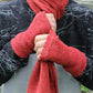 Mens Fingerless Gloves Tibet Tweed