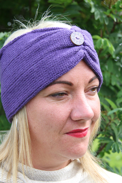 Wide Headband (Volga 50/50 Yarn)