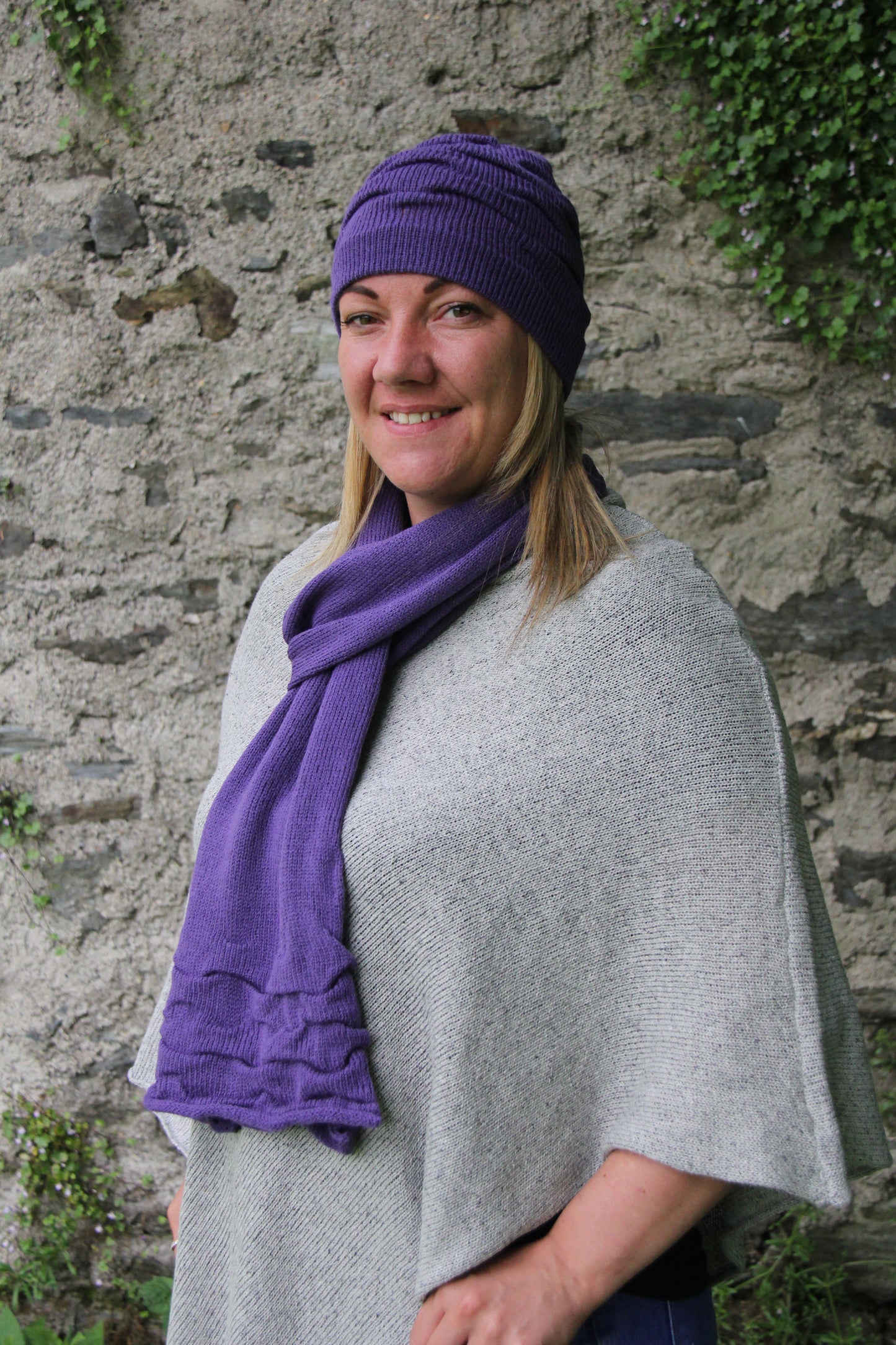 Tuck Duo Hat & Scarf Set (Volga 50/50 Yarn)