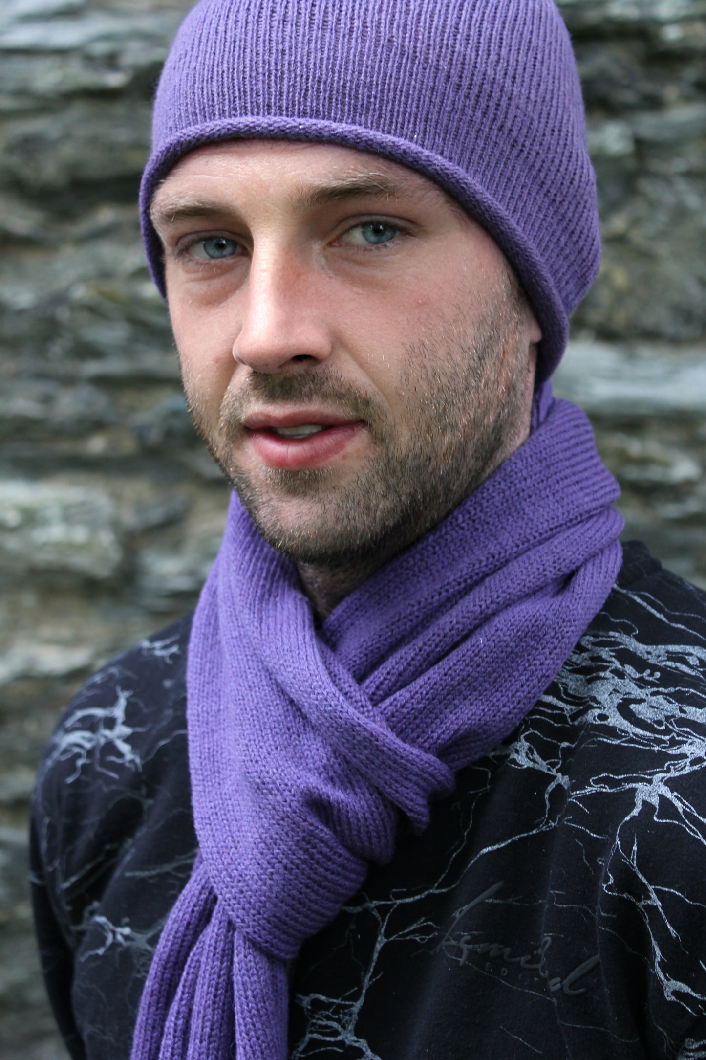 Beanie & Scarf Set (Volga 50/50 Yarn)