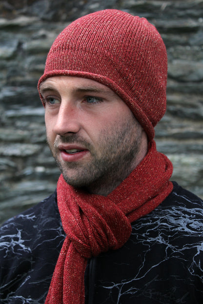 Beanie & Scarf Set (Tibet Tweed Yarn)