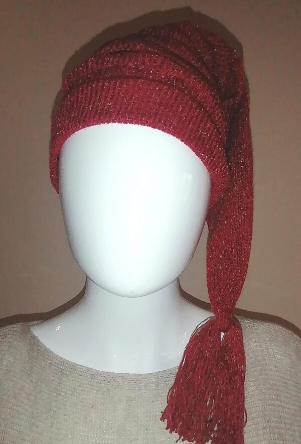 Pixie Hat Tibet Tweed Red